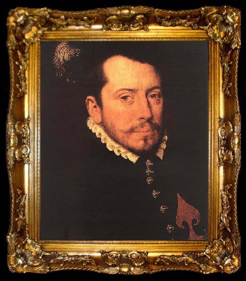 framed  MOR VAN DASHORST, Anthonis Knight of the Spanish St James Order, ta009-2